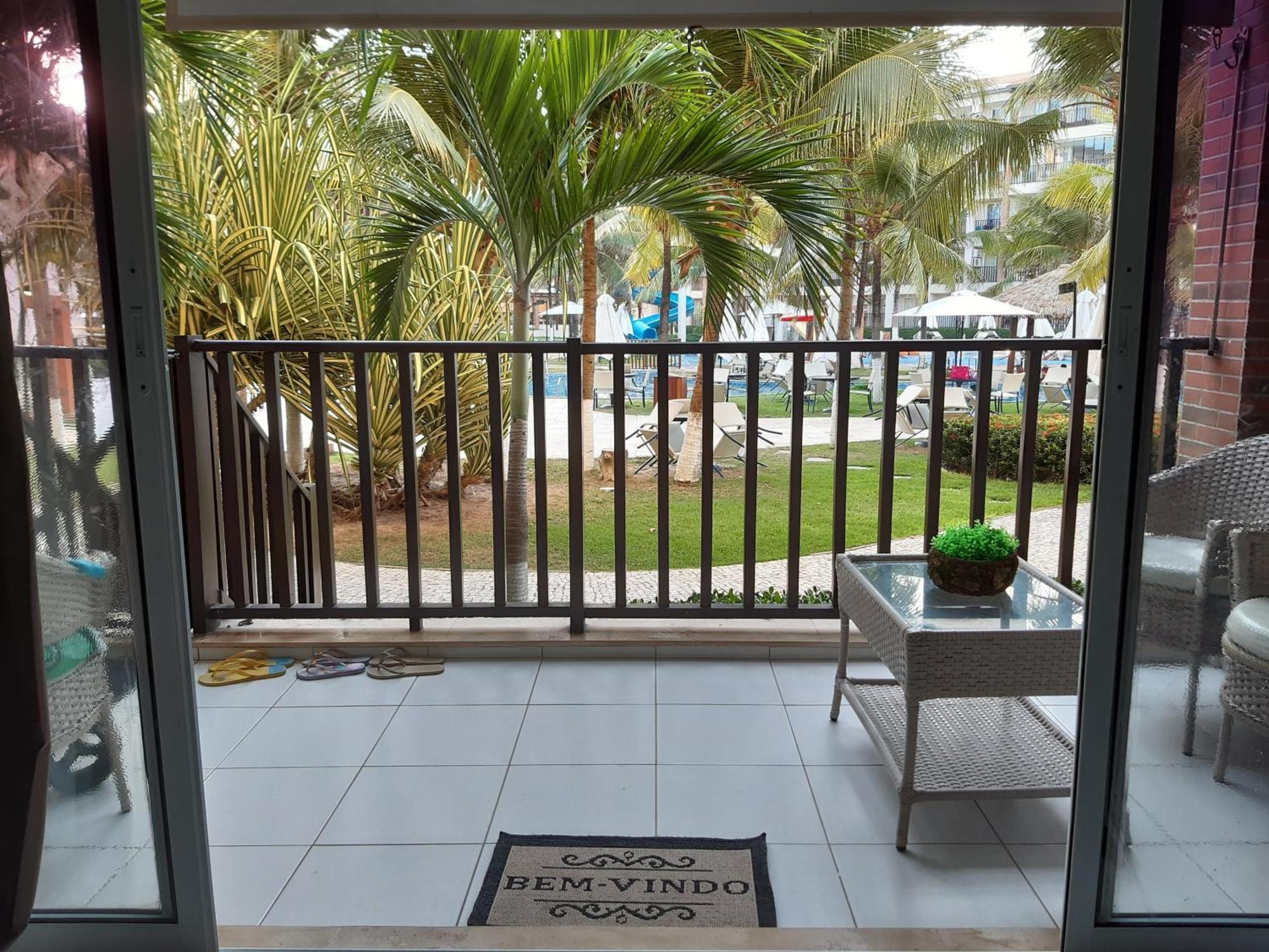 Beach Living - Porto Das Dunas - Ap Terreo 300M Beach Park Pe Na Areia Aquiraz Kamer foto